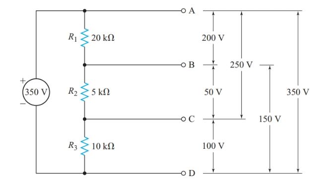 Voltage-divider principle
