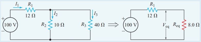 Circuit diagram for Example 1