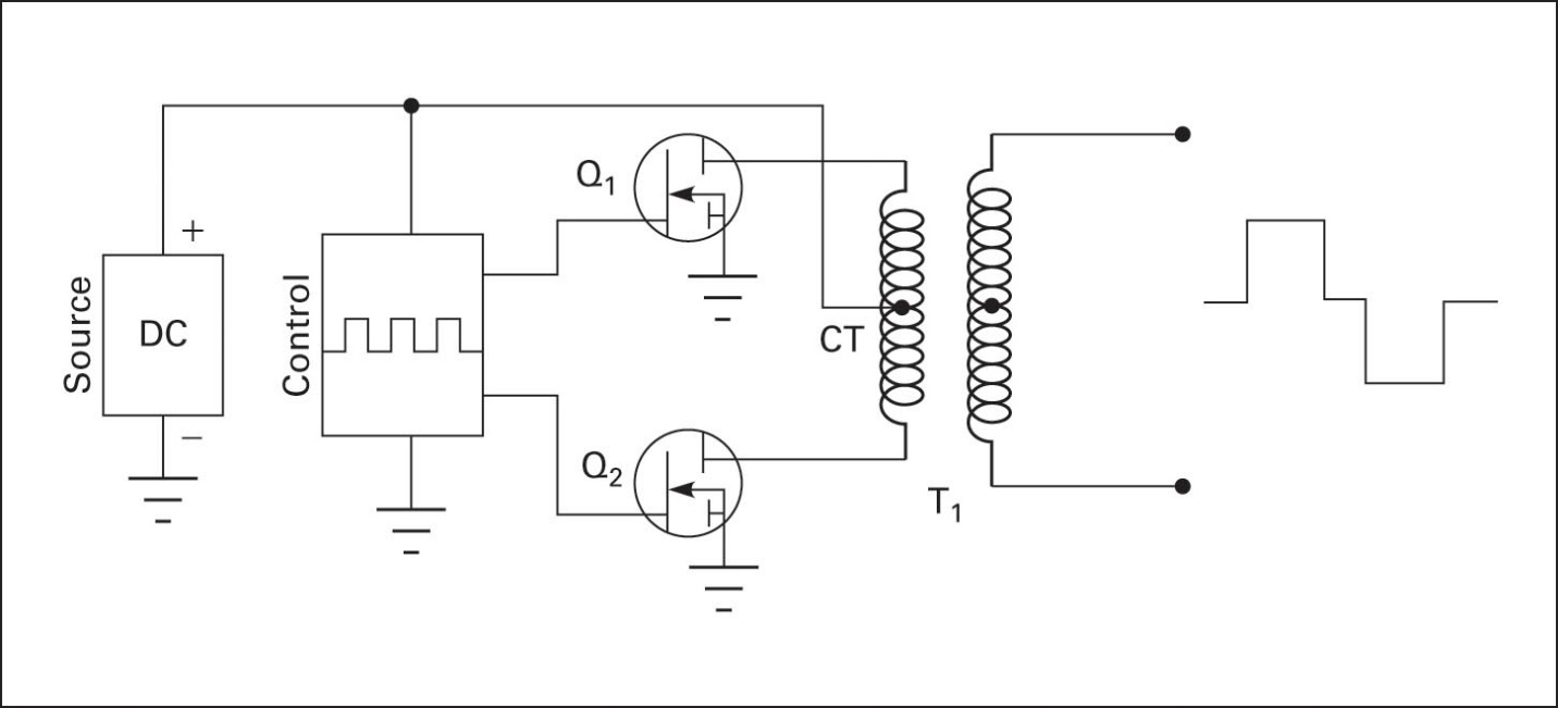 Circuit to generate a modified square wave