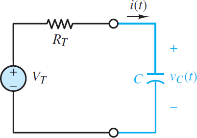 Generalized first-order circuit with a capacitor load and a Thevenin source