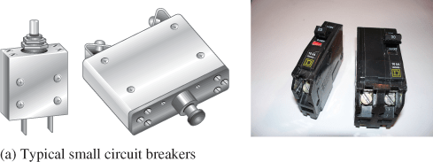 Typical Circuit Breakers and Schematic Symbol