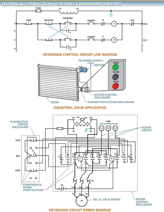 electric motor control wiring