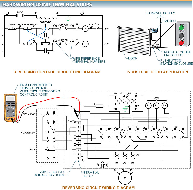 hardwiring a circuit using a terminal strip