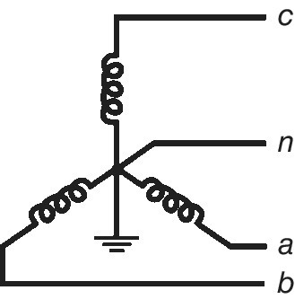 Typical 230/400 V three‐phase supply