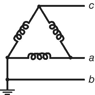 Corner grounded delta : low voltage
