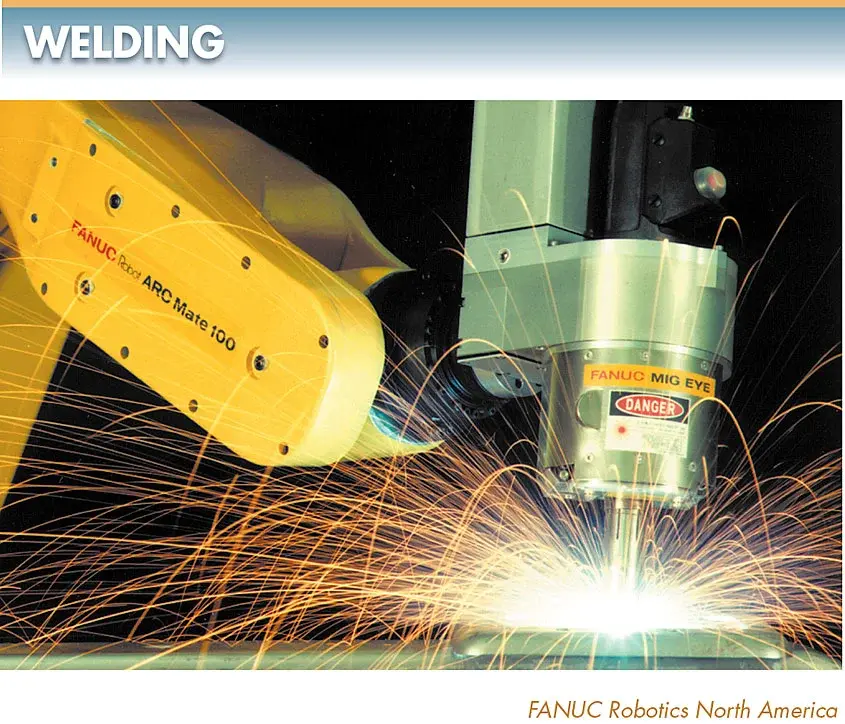 Programmable logic controller can be used to control and automate industrial welding processes.