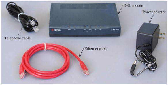 DSL connection parts