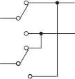 DPDT switches wired as ‘a four-way switch’