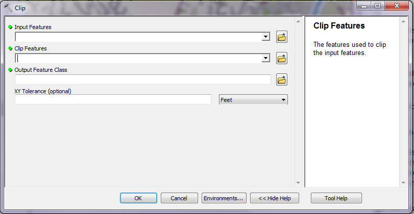 Figure 4 Show Help on Clip Features