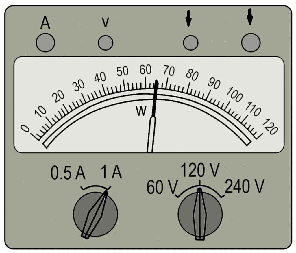 Wattmeter Scale