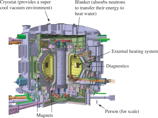The ITER Tokamak Fusion Reactor