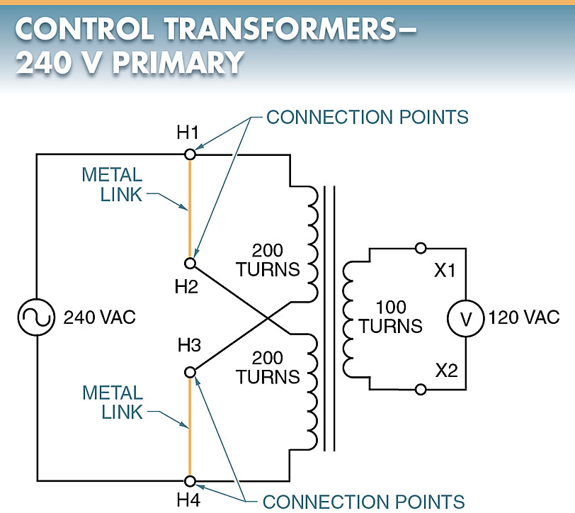 control transformer 120