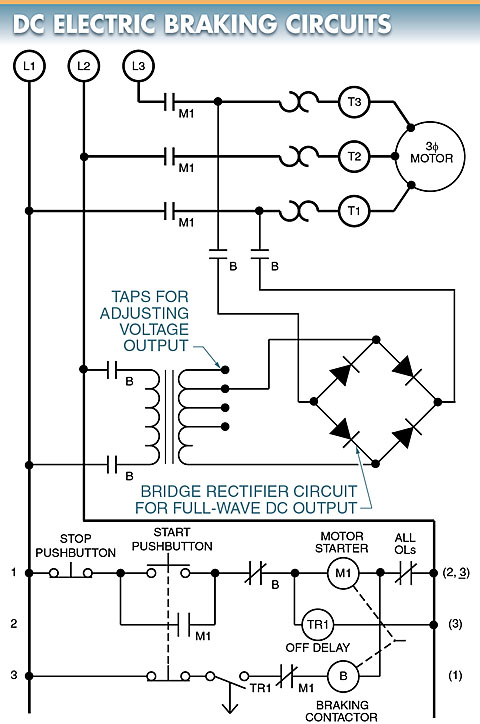 DC Electric braking circuit diagram 