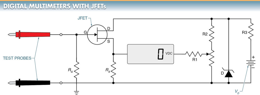 Digital Multimeter with JFET Application 