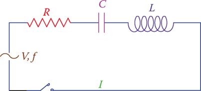 A series RLC circuit.