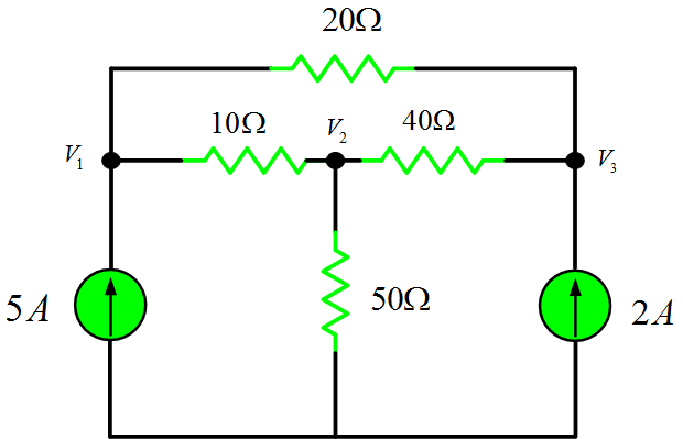non investing amplifier nodal analysis circuit