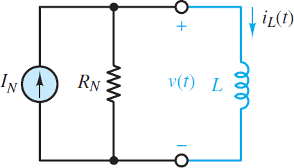 Generalized first-order circuit with an inductor load and a Norton source