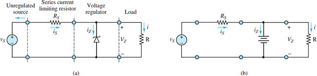  Zener diode voltage regulator circuit diagram