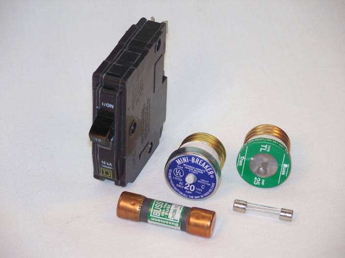 Fuses and circuit breakers