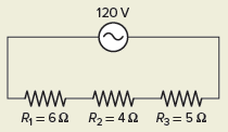 Total Resistance in AC Resistive Circuit Example